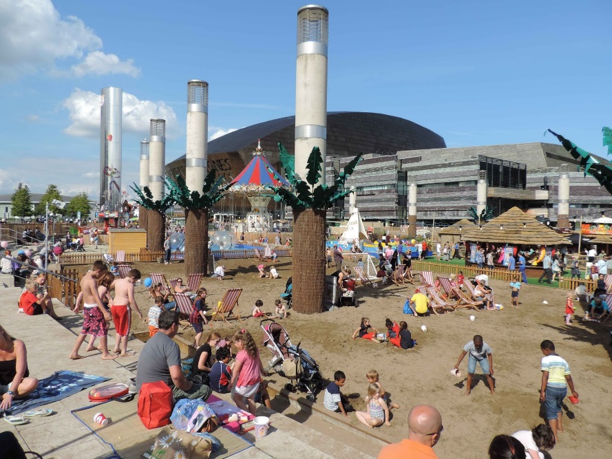 cardiff bay beach